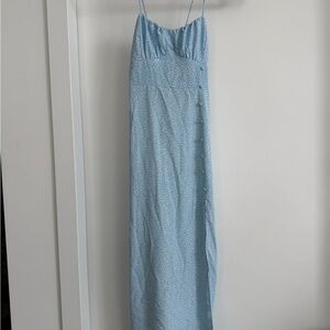 Zara Light Blue Maxi Dress